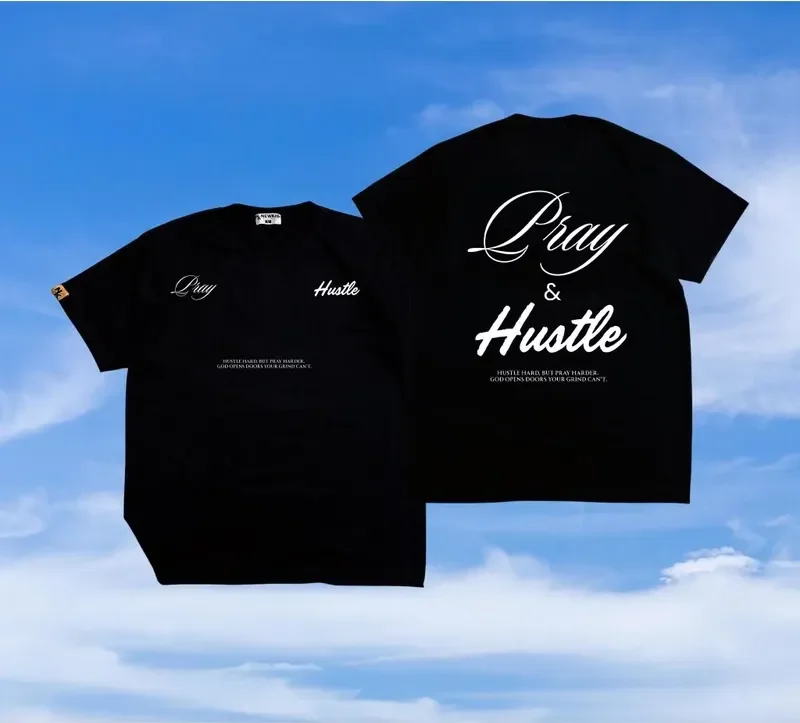 Pray and Hustle New Design Christian Shirt Worship Clothing