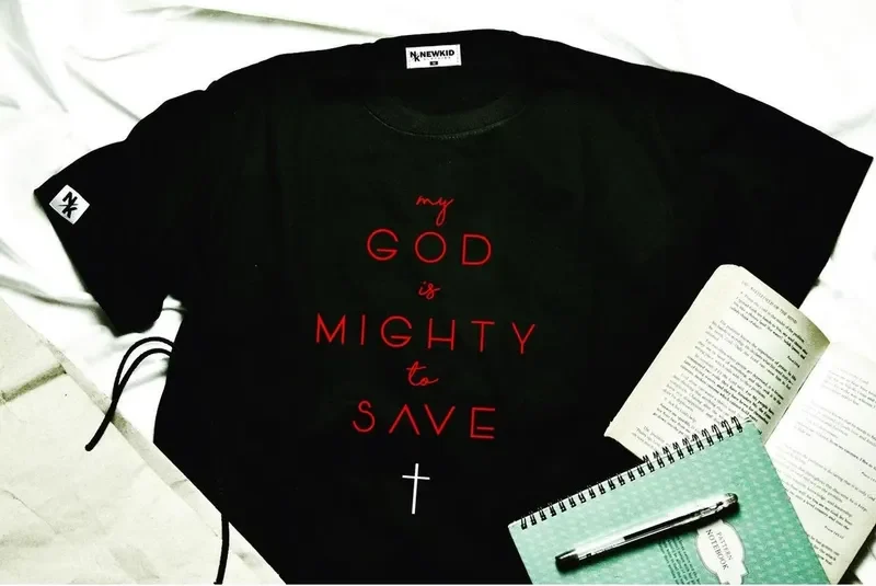 Mighty to Save Tshirt | New Kid Clothing