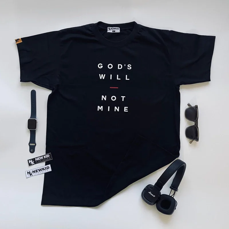 God's Will Not Mine - Christian Shirts Clothing